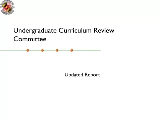 Undergraduate Curriculum Review Committee