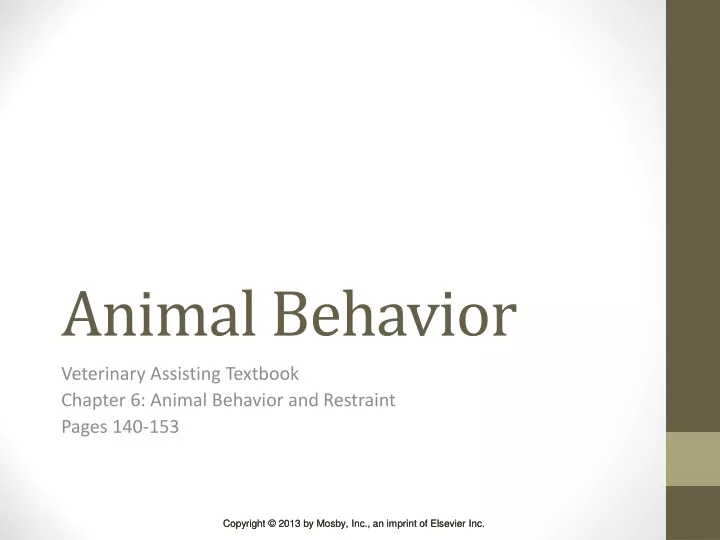 animal behavior