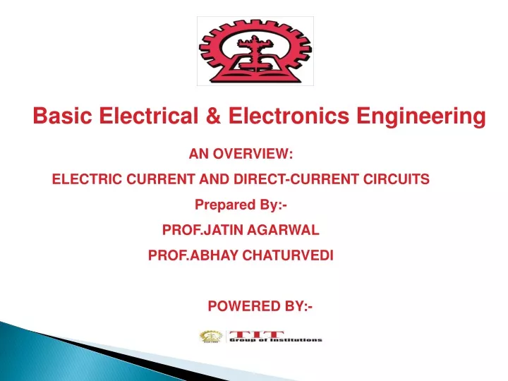 an overview electric current and direct current