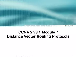 CCNA 2 v3.1 Module 7  Distance Vector Routing Protocols