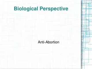 Biological Perspective