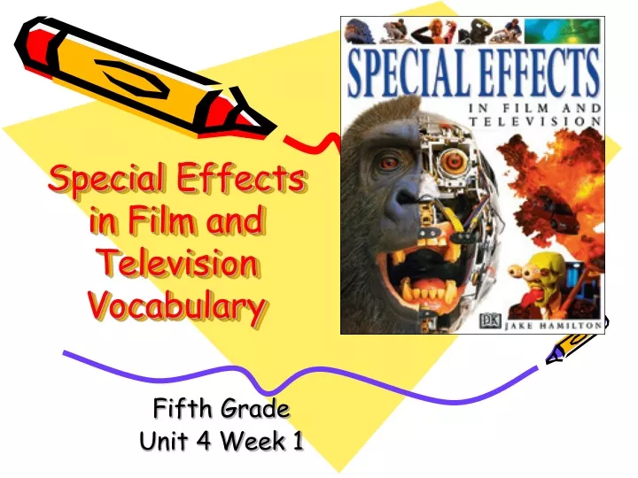 special effects in film and television vocabulary