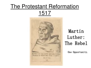 The Protestant Reformation 1517