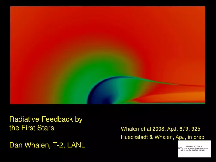 radiative feedback by the first stars dan whalen