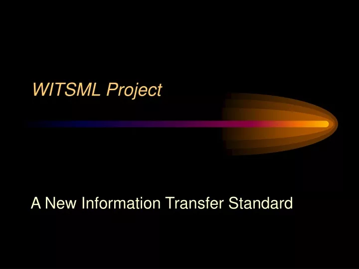 witsml project