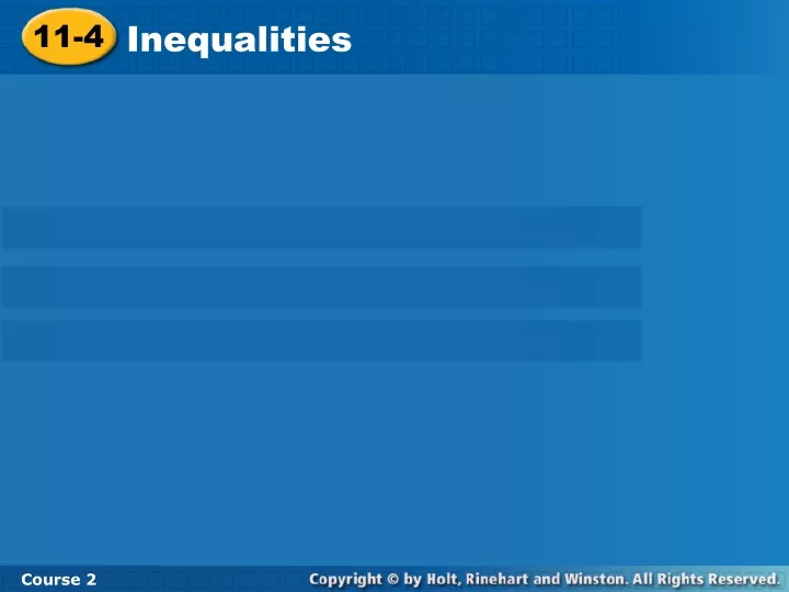 inequalities