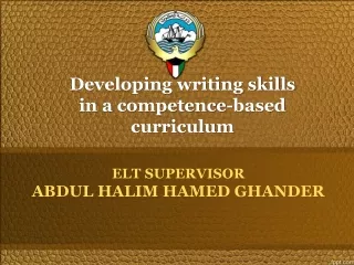 ELT SUPERVISOR ABDUL HALIM HAMED GHANDER