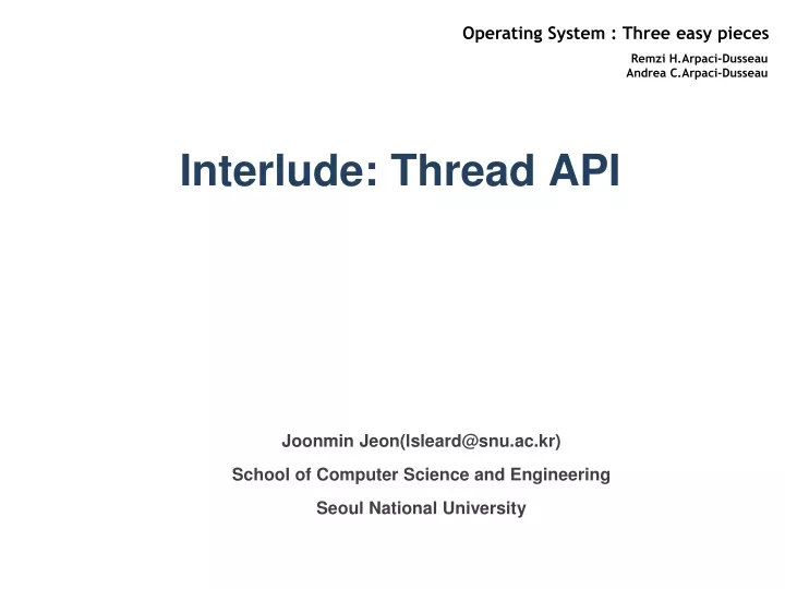 interlude thread api