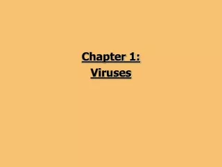 Chapter 1: Viruses