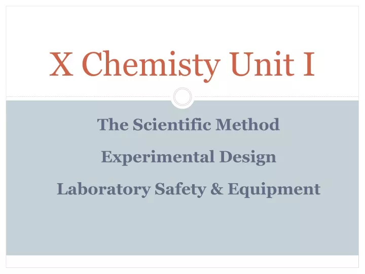 the scientific method experimental design laboratory safety equipment