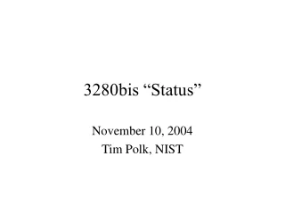 3280bis “Status”