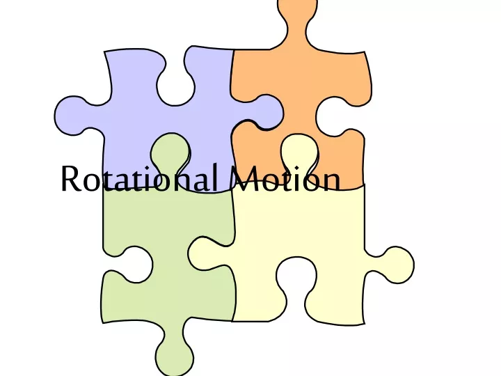 rotational motion