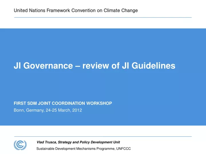ji governance review of ji guidelines