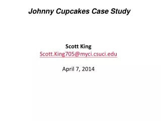 Johnny Cupcakes Case Study