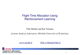 Flight Time Allocation Using  Reinforcement Learning