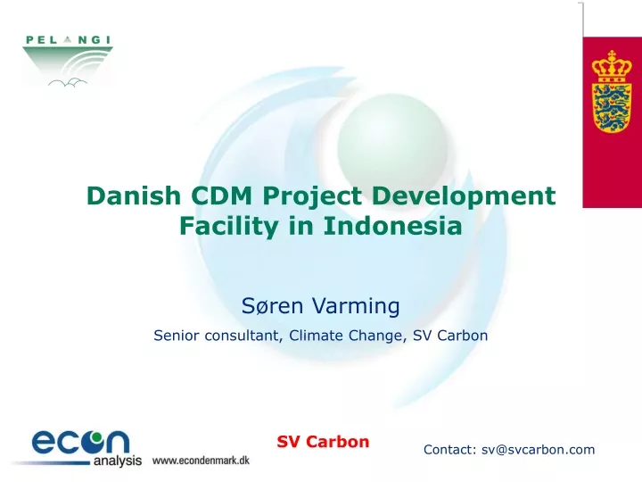 danish cdm project development facility in indonesia