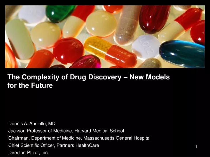 the complexity of drug discovery new models