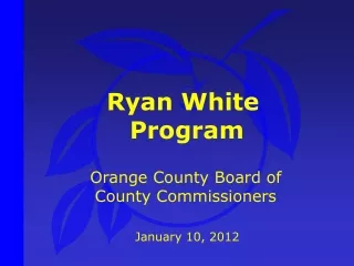 Ryan White  Program