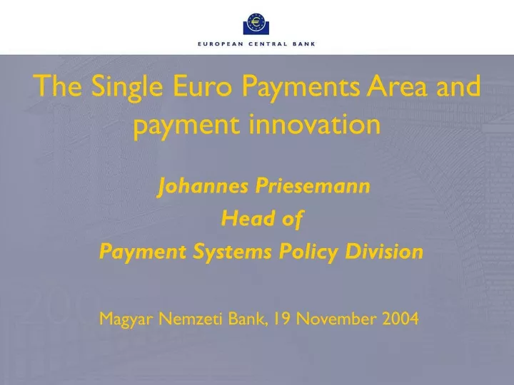 the single euro payments area and payment
