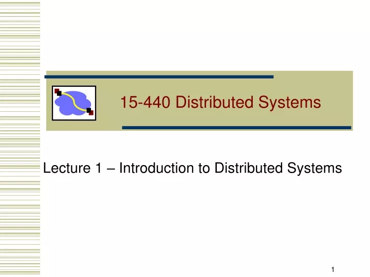 15 440 distributed systems