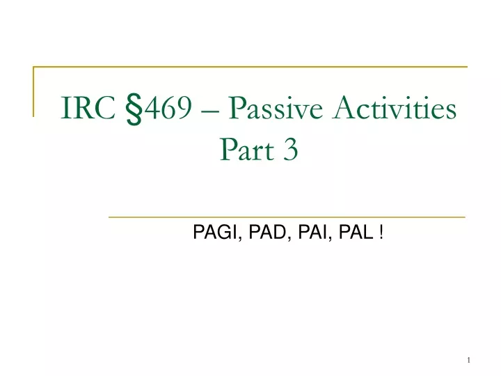 irc 469 passive activities part 3