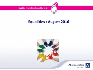 Equalities : August 2016
