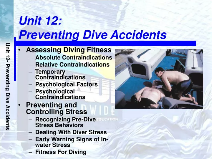 unit 12 preventing dive accidents