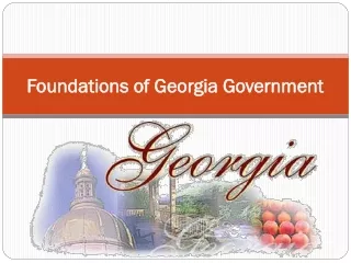 Foundations of Georgia Government