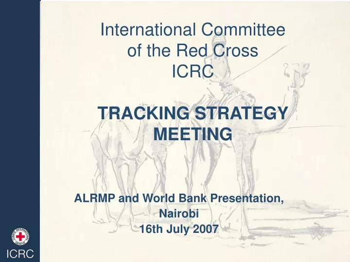 international committee of the red cross icrc tracking strategy meeting