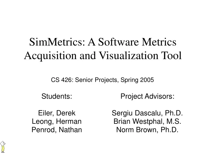 simmetrics a software metrics acquisition and visualization tool