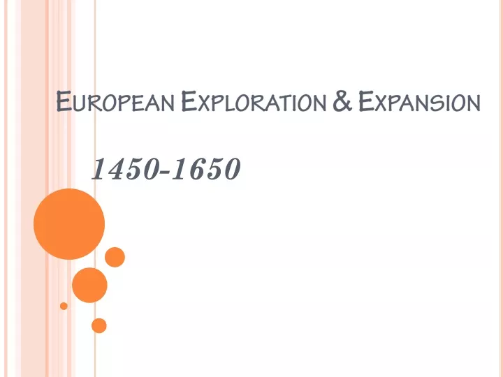 european exploration expansion