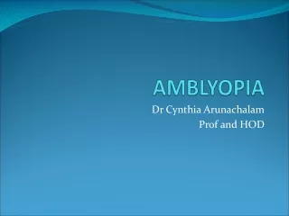 AMBLYOPIA