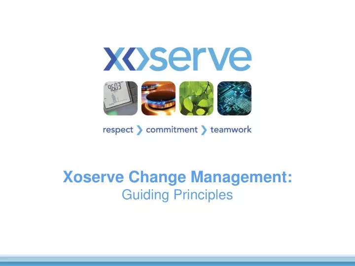 xoserve change management guiding principles