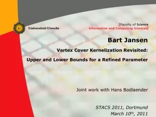 Bart Jansen Vertex Cover Kernelization Revisited:  Upper and Lower Bounds for a Refined Parameter