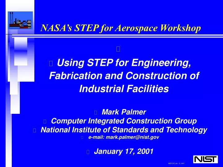 nasa s step for aerospace workshop