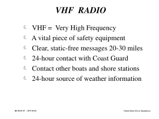 VHF  RADIO