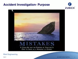 Accident Investigation- Purpose