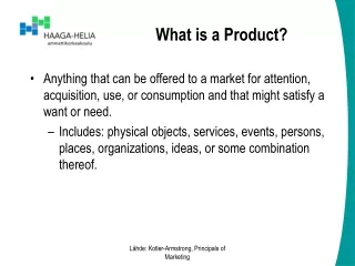 What is a Product?