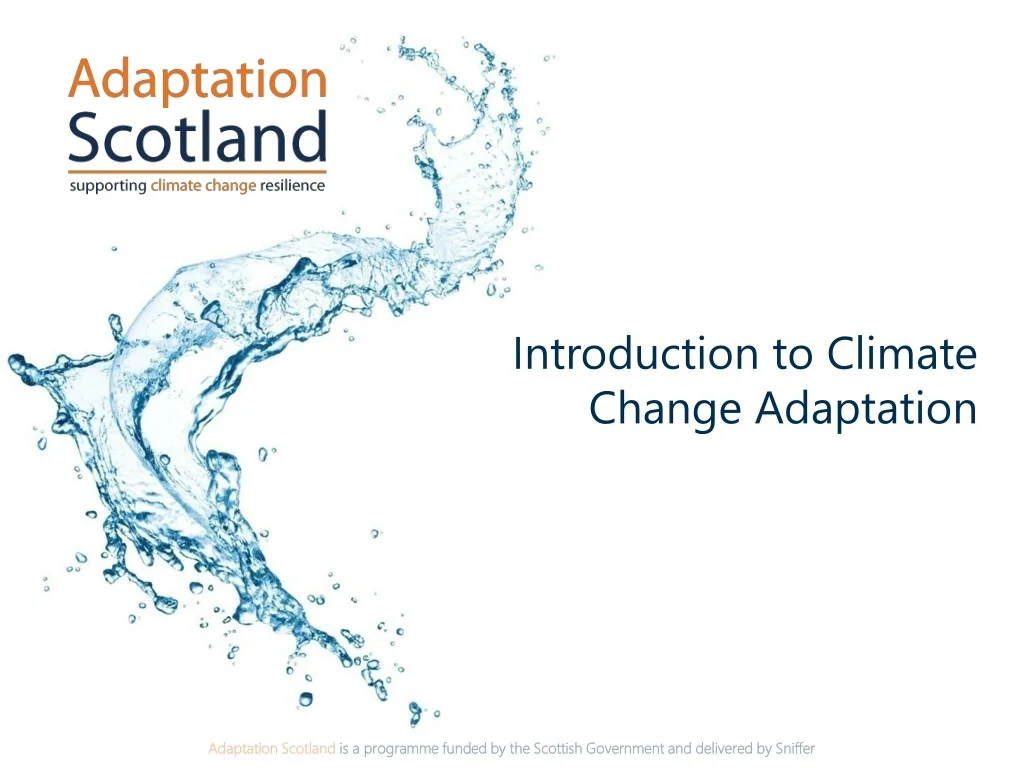 PPT - Introduction to Climate Change Adaptation PowerPoint Presentation ...