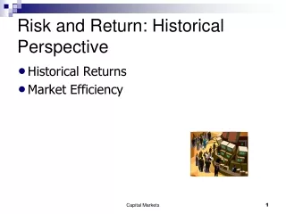 Risk and Return: Historical Perspective