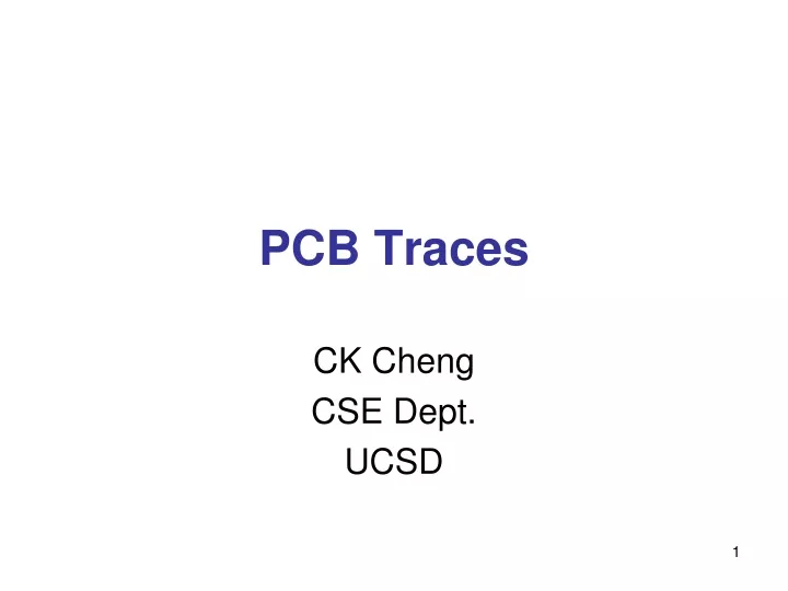 pcb traces