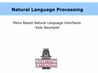 Natural Language Processing