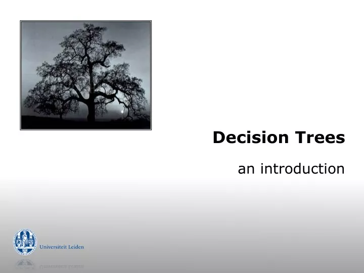 decision trees