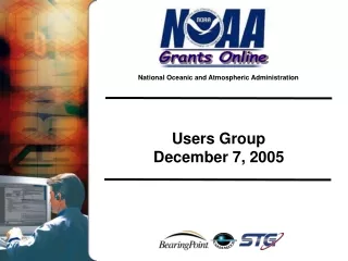 Users Group  December 7, 2005