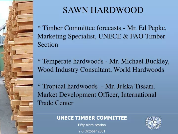 sawn hardwood