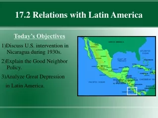 17.2 Relations with Latin America