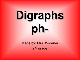 Digraphs ph-