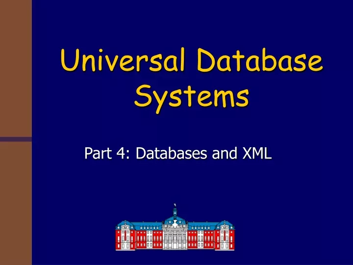 universal database systems