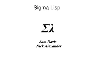 Sigma Lisp
