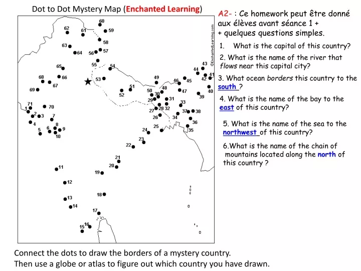dot to dot mystery map enchanted learning